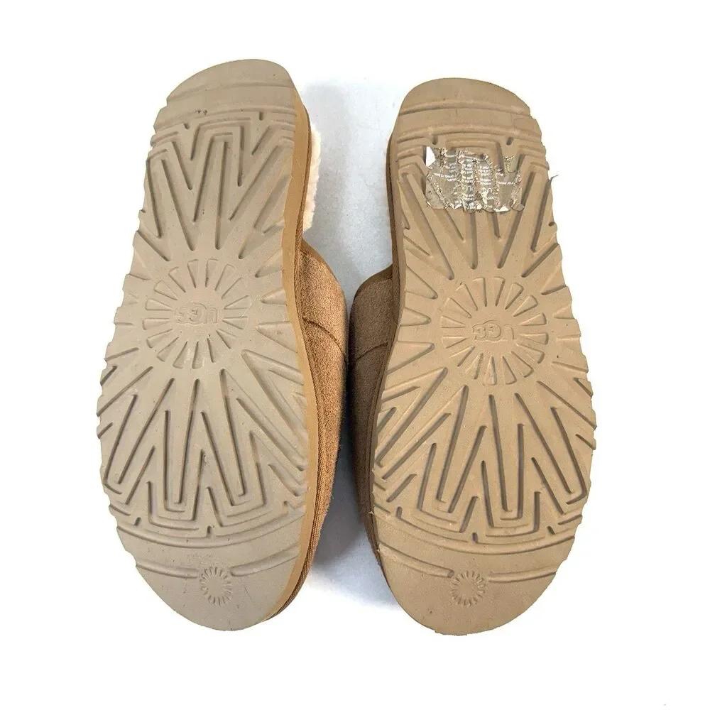 UGG Leisure Outdoor Slide Mens Size 8 Slip-On Casual Slipper Shoes Brown